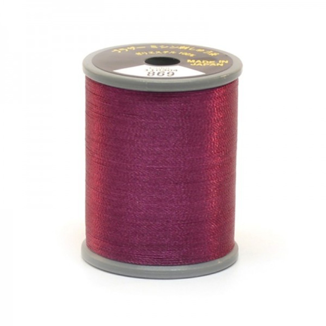 Brother Embroidery Thread - 300m - Royal Purple 869 image 0